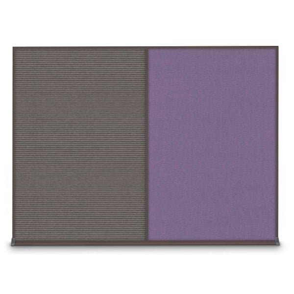 Double Door Radius Corkboard, 60"X36", B